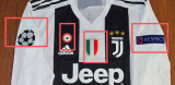 2018-2019 JUV Home Retro Long Sleeve Soccer Jersey