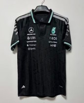 2026 F1 Benz New Pattern Short Sleeve Racing Suit