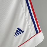 1998 France White Retro Shorts Pants
