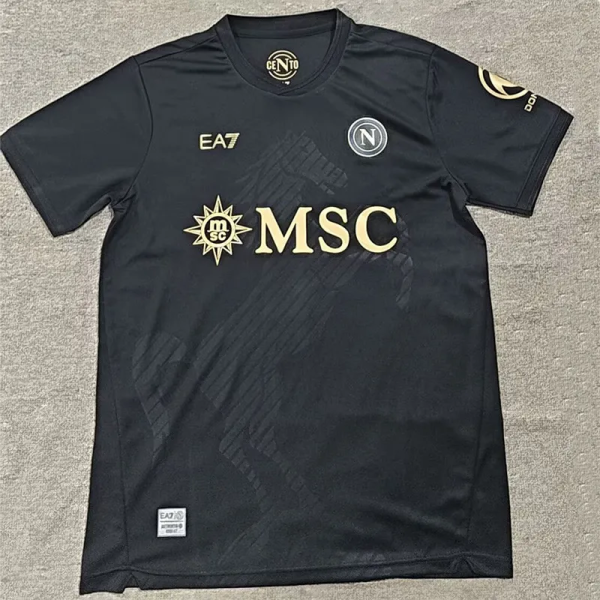26-27 Napoli Fourth Black Fans Soccer Jersey