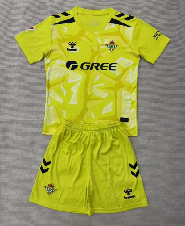 26-27 Real Betis Yellow Goalkeeper Adult Suit