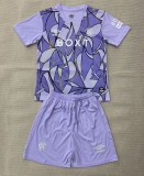 26-27 Rangers Purple GoalKeeper Kids Soccer Jersey