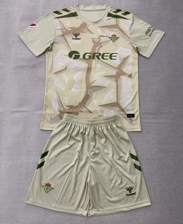 26-27 Real Betis Goalkeeper Kids Soccer Jersey