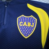 26-27 Boca Juniors Blue Long Sleeve Player Version Soccer Jersey*长袖球员