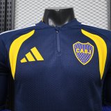 26-27 Boca Juniors Blue Long Sleeve Player Version Soccer Jersey*长袖球员