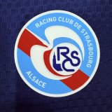 26-27 Strasbourg Home Player Version Soccer Jersey