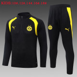 26-27 Napoli High Quality Kids Half Pull Tracksuit