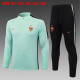 26-27 France High Quality Kids Half Pull Tracksuit