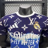 25-26 RMA Purple Blue Special Edition Player Version Training Shirts *L