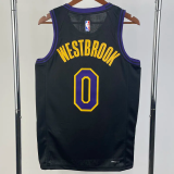 23-24 LAKERS WESTBROOK #0 Black City Edition Top Quality Hot Pressing NBA Jersey