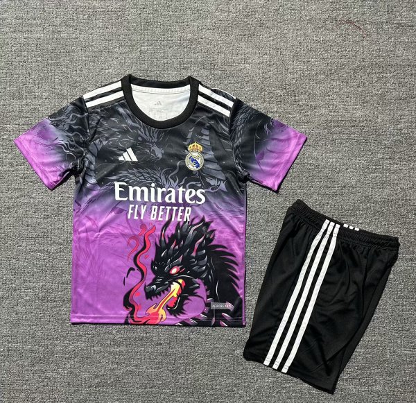 25-26 RMA Purple Special Edition Kids Soccer Jersey