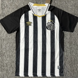 25-26 Santos FC Away Print Sponsor Fans Soccer Jersey*全广告