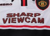 1998 Man Utd Away Retro Kids Soccer Jersey 1:1 Thai Quality