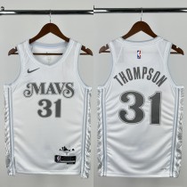 24-25 Dallas Mavericks THOMPSON #31 White City Edition Top Quality Hot Pressing NBA Jersey 24-25 Dallas Mavericks THOMPSON #31 White City Edition Top Quality Hot Pressing NBA Jersey