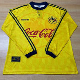 1998-1999 Club America Home Long Sleeve Retro Soccer Jersey