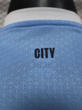 25-26 Man City Home Long Sleeve Player Version Soccer Jersey (长袖球员)