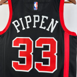 23-24 BULLS PIPPPEN #33 Black City Edition Top Quality Hot Pressing NBA Jersey
