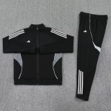 2025 AD Black Jacket Tracksuit