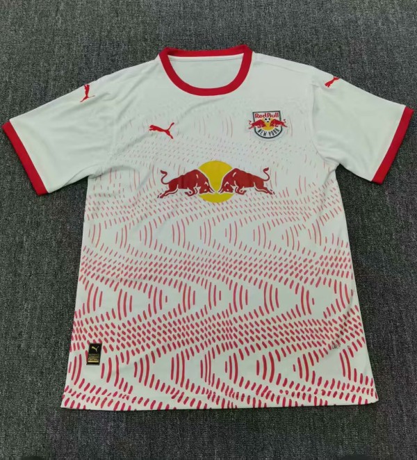 25-26 New York Red Bulls Home Fans Soccer Jersey
