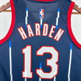 23-24 Rockets HARDEN #13 Royal blue City Edition Top Quality Hot Pressing NBA Jersey