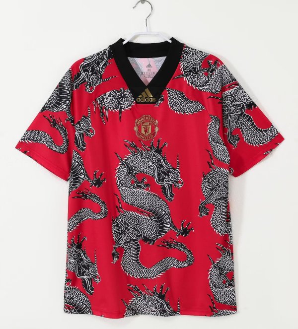 2019-2020 Man Utd Red Special Edition Retro Soccer Jersey