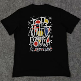 25-26 BAR Black High Quality Casual T-Shirt #圆领涂鸦