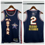 2025 ALL-STAR GILGEOUS-ALEXANDER #2 Top Quality Hot Pressing NBA Jersey