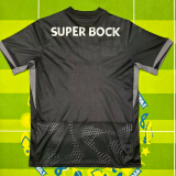 25-26 Sporting Lisbon Black Fans Soccer Jersey 1:1 Thai Quality