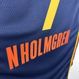 24-25 OKC Thunder NHOLMGREN #7 Black City Edition Top Quality Hot Pressing NBA Jersey