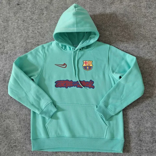 25-26 BAR Light green Hoody (加绒)彩标