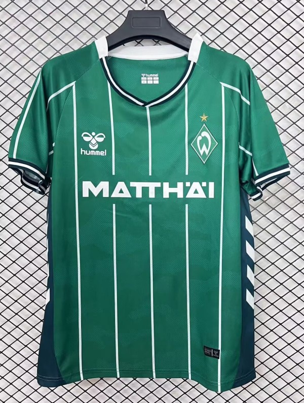25-26 Werder Bremen Home Fans Soccer Jersey