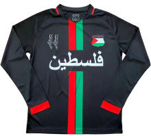 2024 Palestine Long sleeves Fans Version Soccer Jersey