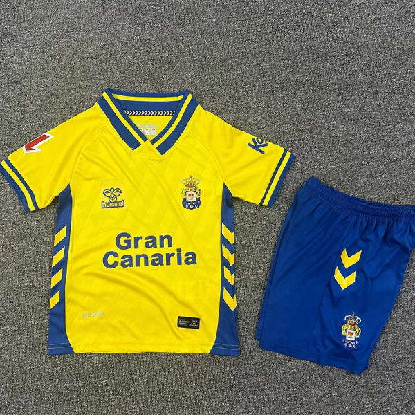 25-26 Las Palmas Home Kids Soccer Jersey