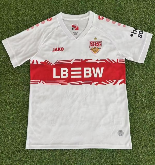 25-26 VfB Stuttgart Home Fans Soccer Jersey