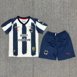 25-26 Monterrey Home Kids Soccer Jersey