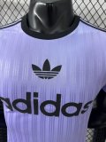 2025 AD Casual Purple Player Version Training shirts *三叶草