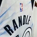 24-25 Timberwolves RANDLE #30 White City Edition Top Quality Hot Pressing NBA Jersey