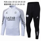 25-26 PSG High Quality Kids Half Pull Tracksuit
