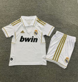 2011-2012 RMA Home Retro Kids Soccer Jersey