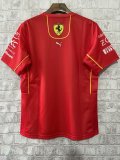 2024 F1 Ferrari New Pattern Short Sleeve Racing Suit