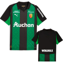 25-26 RC Lens Away Fans Soccer Jersey (全广告)