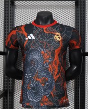 25-26 RMA Black Special Edition Player Version Soccer Jersey