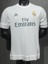 2015-2016 RMA Home Player Version Retro Soccer Jersey