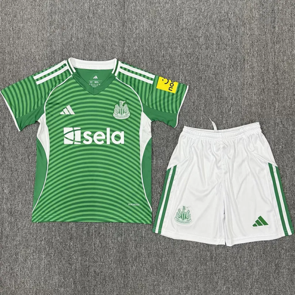 25-26 Newcastle Away Kids Soccer Jersey 1:1 Thai Quality