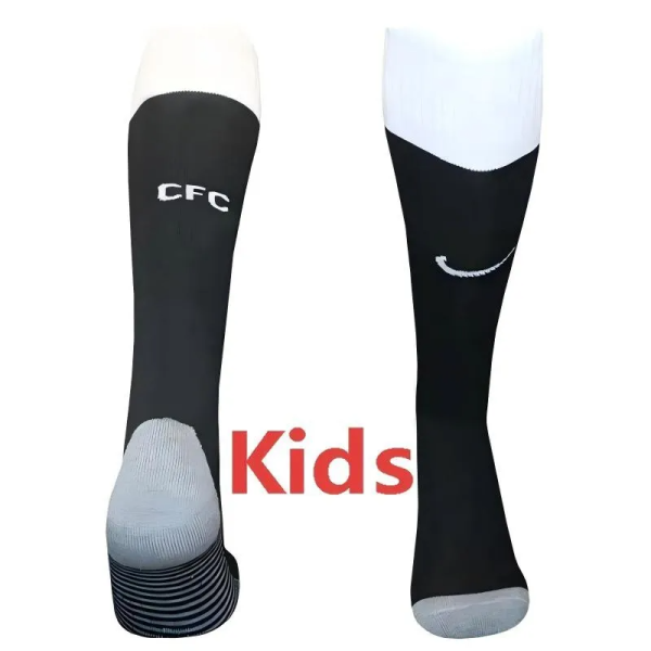 25-26 CHE Third Black Kids Socks