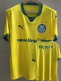 25-26 Palmeiras Yellow Third Fans Soccer Jersey 1:1 Thai Quality