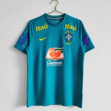 2021 Brazil Training clothes Retro Soccer Jersey