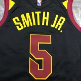 CLEVELAND SMITH JR. # 5 Black Top Quality Hot Pressing NBA Jersey