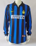 1998-1999 INT Home Long sleeves Retro Soccer Jersey