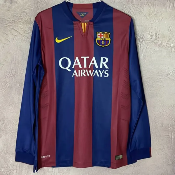 2014-2015 BAR Home Long Sleeve Retro Soccer Jersey